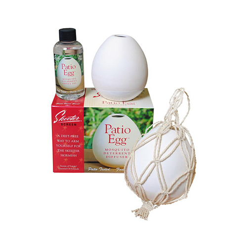 Insect Deterrent Diffuser Patio Egg For Mosquitoes 4 oz