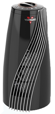 Vornado EH1-0084-06 Space Heater SRTH 100 sq ft Electric Tower Black