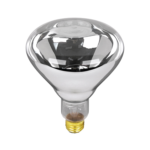 Satco S4999 Incandescent Bulb 250 W BR40 Heat Lamp E26 (Medium) Warm White Clear