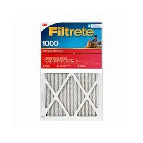 18x18 x 1 In. Micro Allergen Defense Pleated Furnace Air Filter, Red, MPR 1000, 3 Months