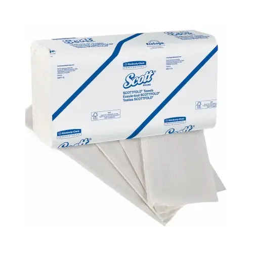 White Multi-Fold Paper Towels Absorbency Pockets (, 175 Towels/Pack, 4,375 Towels/Case)