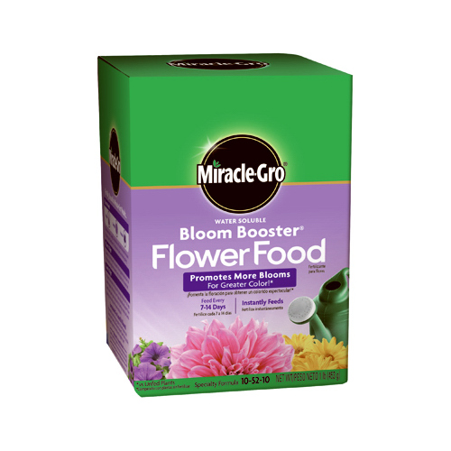 MiracleGro 2360011 Bloom Booster Flower Food, 1 lb Box, Solid, 1052