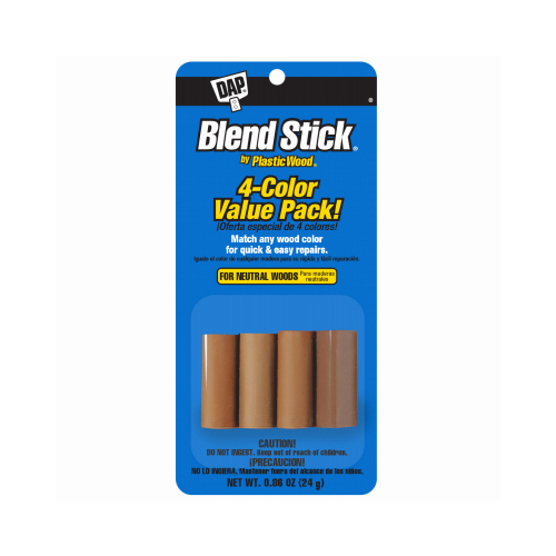 Blend Stick Putty, Solid, Slight, Red Wood, 0.86 oz - pack of 4