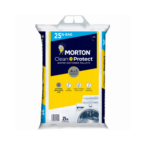Morton 2499 Water Softener Salt Clean And Protect Pellets 25 lb