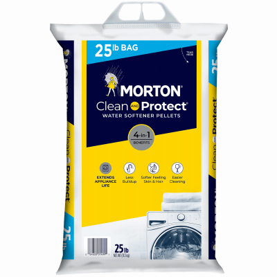 Morton 2499 Water Softener Salt Clean And Protect Pellets 25 lb