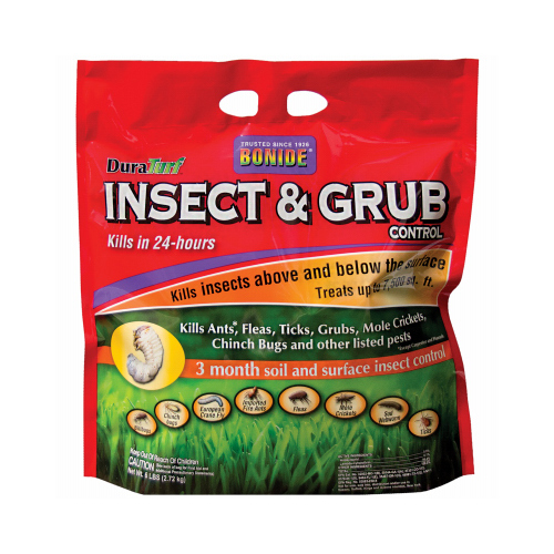 Bonide 60400 Insect and Grub Control, Solid, 6 lb Bag