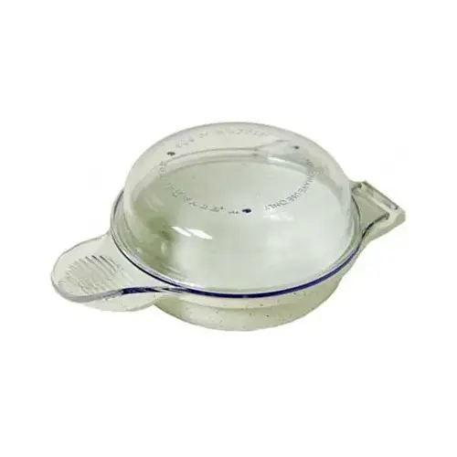 Nordic Ware 60510 Microwave Egg & Muffin Breakfast Pan, Clear Plastic, 4.75" W x 6.66" L