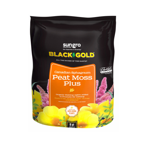 Sunshine Peat Moss, 8 qt Bag - pack of 8