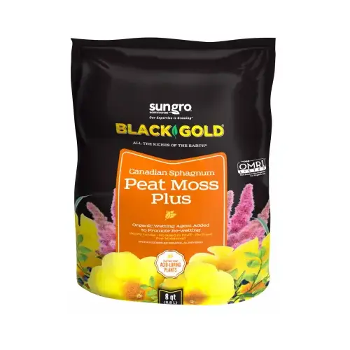 SUN GRO HORTICULTURE 1410403 8QT P Canadian Sphagnum Peat Moss Organic 8 qt