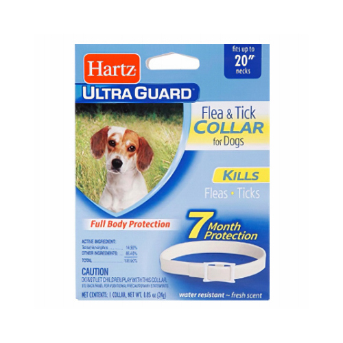 Hartz 0-32700-80484-8 Flea Treatment Ultra Guard Flea and Tick Collar for Dogs For use on Puppies 6 Week of age or Older Fresh