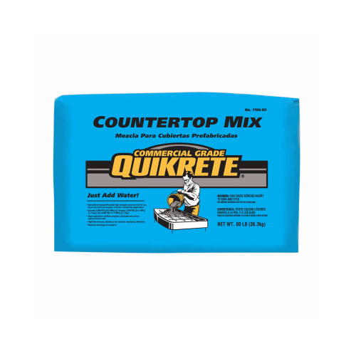 Quikrete 1106-80 Concrete Mix Countertop 80 lb Gray