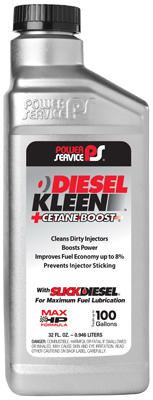 POWER SERVICE 3025-12 Fuel Treatment Diesel Kleen Diesel 32 oz