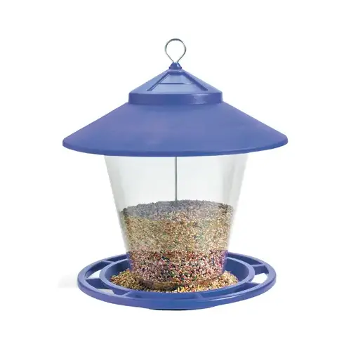 Bird Feeder Ganary Wild Bird 4 Plastic Hopper 6 ports Yellow