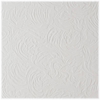 USG 824270 Ceiling Tile Orleans 12" L X 12" W 0.5" Staple White