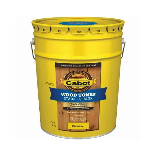 19200 Series 140.00.008 Deck and Siding Stain, Cedar, Liquid, 5 gal, Can