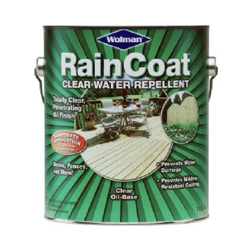 RainCoat Wood Preservative, Clear, Liquid, 1 gal