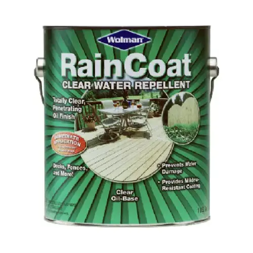 RainCoat Wood Preservative, Clear, Liquid, 1 gal