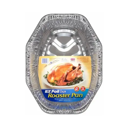 Hefty Z01918-XCP12 Roaster Pan EZ Foil Aluminum 20 lb Silver Silver - pack of 12