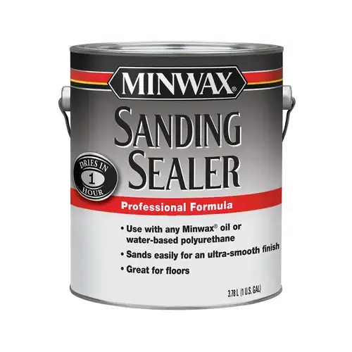 0000 Sanding Sealer, Cream, Liquid, 1 gal, Canister - pack of 2