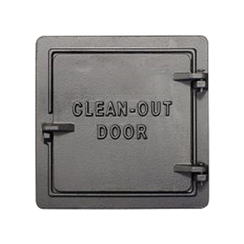 Chimney Clean-Out Door, 8 in OAW, Cast Iron