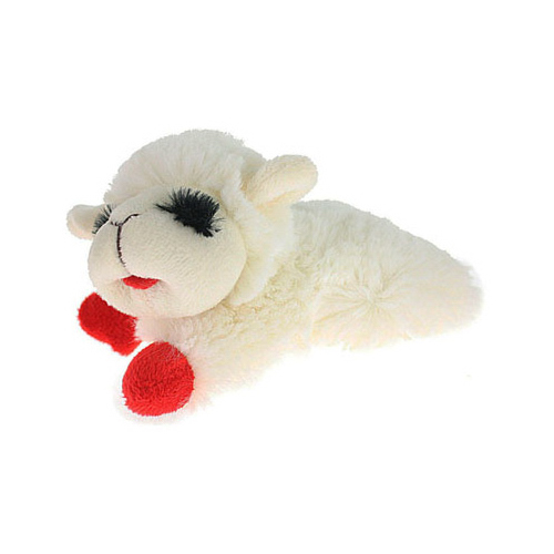 Dog Toy Lamb Chop Multicolored Plush Mini Multicolored