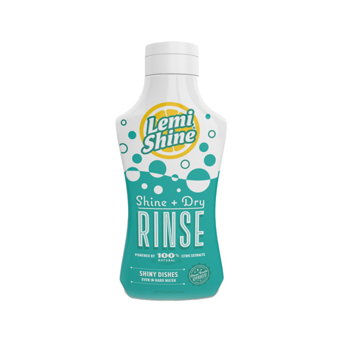 Lemi Shine 703074106073 Dishwasher Rinse Aid Lemon Scent Gel 8.45 oz