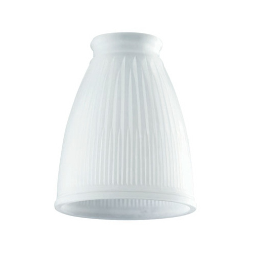 Lamp Shade Slightly Flared White Glass White