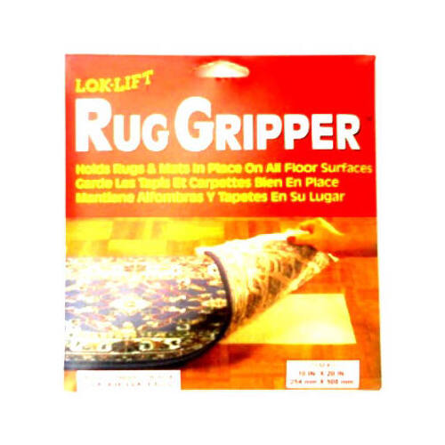 Rug Gripper 10" W X 20" L Reversible Scrim Indoor White