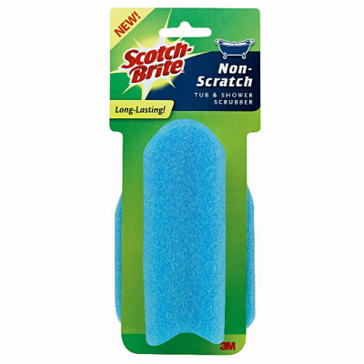 Scotch-Brite 549H-SM 549H Scrubber, 5-1/2 in L, 4 in W, Blue