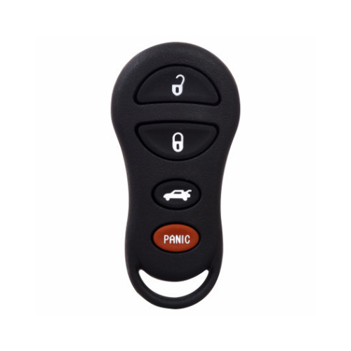 Replacement Key Self Programmable Remote Automotive MOP014 Double For Mopar Black