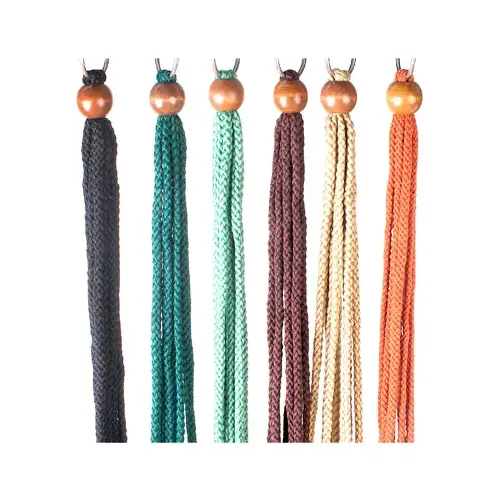 Primitive Planters 2176 Plant Hanger Assorted Macrame 36" H Assorted