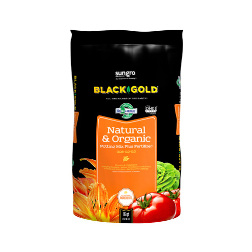 Black Gold 1402040 16QT U Potting Mix Organic All Purpose 16 qt