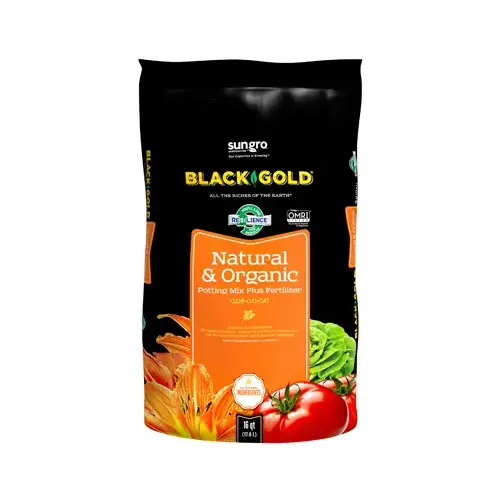 Black Gold 1402040 16QT U 16 Qt. 13-1/3 Lb. All Purpose Natural & Organic Potting Soil Mix