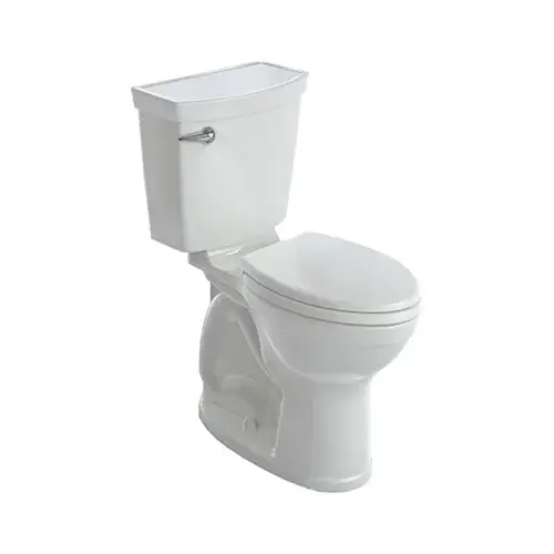 American Standard 747BA.107SC.020 Champion 4 Flush Toilet, Round Bowl, 1.28 gpf Flush, 12 in Rough-In, 16-1/2 in H Rim White