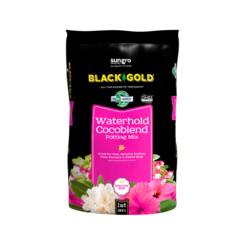 Black Gold 1402030 2CF P Potting Soil Waterhold Organic All Purpose 2 cu ft