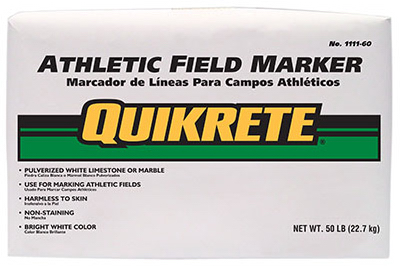 Quikrete 111160 Athletic Field Marker White 50 lb White