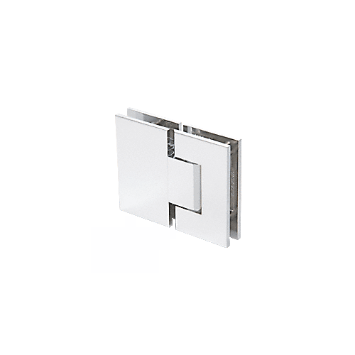 Satin Chrome Geneva 380 Series Adjustable 180 Degree Glass-to-Glass Hinge