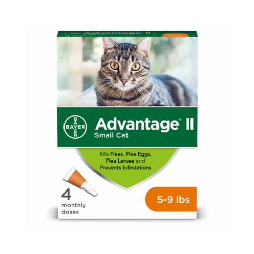 BAYER 81520208AOC Flea Drops Advantage II Liquid Cat Imidacloprid