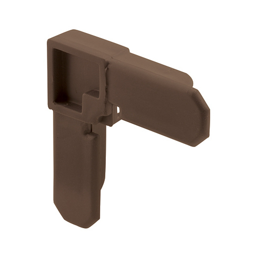PrimeLine PL14273 Square Cut Screen Frame Corner, Plastic, Bronze