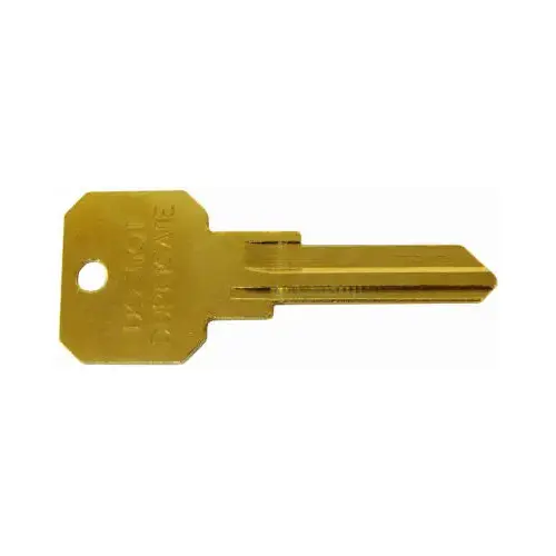 KW1 DND 5-PIN KEY BLANK BR 5-PIN NEUTER BOW KEY BLANK INCISED DO NOT DUPLICATE KW1 KEY WAY BRASS - pack of 10