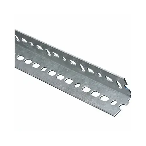 Stanley Hardware N341115 4020BC 1-1/2" x 96" Slotted Angle 0.074" Thick Galvanized Finish