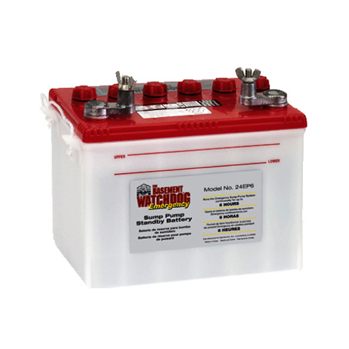 6 Hr. Emergency Standby Sump Pump Battery