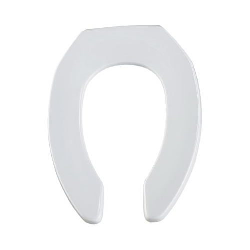BEMIS 1955CT 000 Toilet Seat, Elongated, Plastic, White, StaTite Hinge