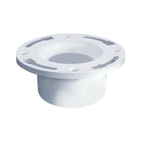 Flush-Tite Plastic Closet Flange for 3 in. or 4 in. PVC Pipe