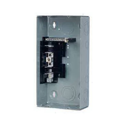 Murray E Load Center, 125 A, 4 -Space, 8 -Circuit, Main Lug, NEMA 1 Enclosure, Gray