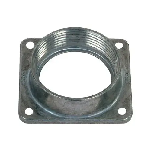Conduit Hub, 1-1/4 in, Aluminum Chrome
