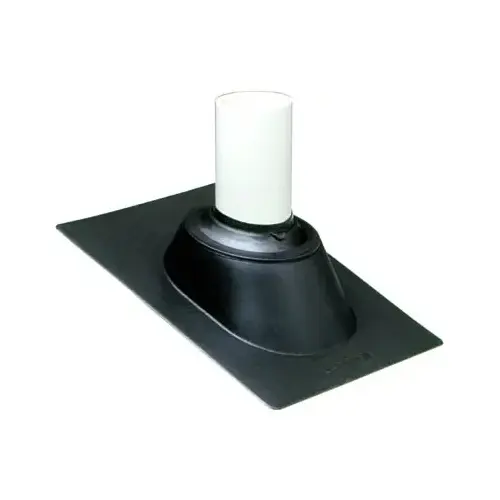 1-1/4 in., 1-1/2 in., 2 in. or 3 in. Roof Flashing 3 and 1 Hard Base for Vent Pipe Black