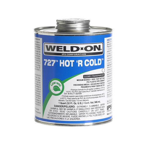 IPS Corporation 10842 WELD On Cement PVC Hot or Cold Pint
