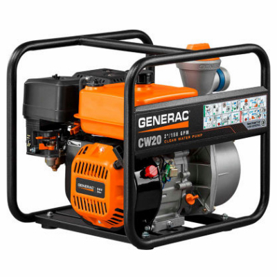 Generac 6918 5 HP 2 in. Gas Powered Clean Water Pump