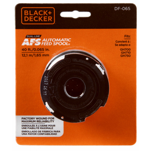 Black+Decker DF-065 Dual Line Spool, 0.065 in Dia, 40 ft